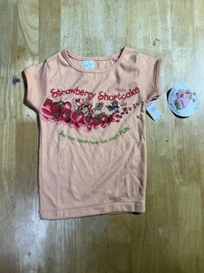 Vintage Strawberry Shortcake New With Tags T-Shirt Kids Girls Size 7 - Picture 1 of 6