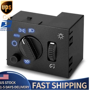 Dark Blue LED Headlight Switch FOR Chevy Silverado Suburban Tahoe Sierra 2003-06 - Bild 1 von 8