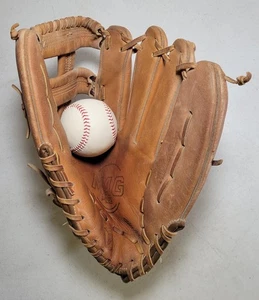 MAG Plus MP-3797 Leder Rohhaut Schnürung 12,5" Baseball Handschuh Rechtshänder Überwurf - Bild 1 von 10