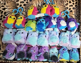 Hatchimals Mini Multicolor Bird Plush Clip-On (Under 6 in) New