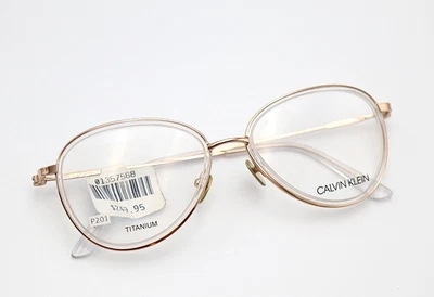 Monturas de gafas CALVIN KLEIN CK20106 971 oro rosa 53-17-140 TITANIO P201 Foto 1 de 4