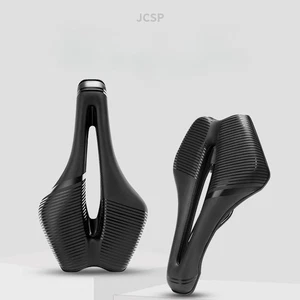 Asiento de bicicleta PU sillín cómodo cojín para MTB Road Bike acero carreras - Imagen 1 de 10