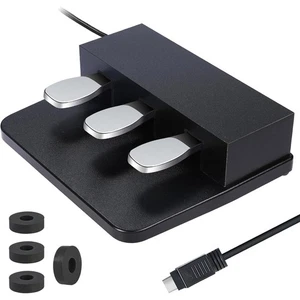 3-Pedaleinheit für Digitalpianos, Soft Sostenuto Sustain, kompatibel Yamaha p125 - Bild 1 von 7