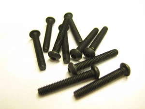 10x Stahl Linsenkopfschrauben M2,5x16 ISO7380 10.9 Linsenschrauben - Foto 1 di 1