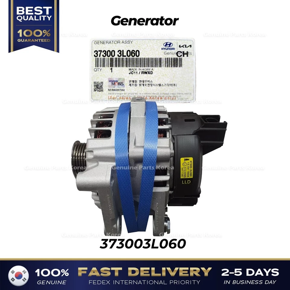 Palisade 2020 Alternator 869442 ID # 373003L060