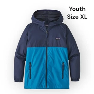 Patagonia Kids Boys Light & Variable Hoody Windbreaker Rain Jacket Sz XL 64246 - Picture 1 of 10