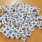 [free Shipping] 250pcs Alphabet Beads 6mm Cube Mixed Letters, Great For Craft
