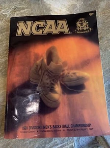 1991 NCAA BASKETBALL CHAMPIONSHIP MAGAZINE - DIVISION I TOURNAMENT - B 4164S - Picture 1 of 12