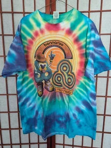 2018 BONNAROO MUSIC FESTIVAL T-SHIRT TIE DYE FEATURING EMINEM THE KILLERS MUSE - Picture 1 of 17