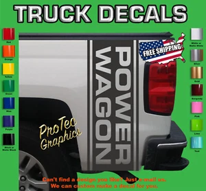 Truck Rear Bed Vinyl Decals Fits: Dodge Ram - T-250 - Picture 1 of 4