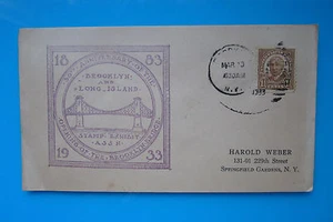 Usa: 1933; Cover Bridge Brooklin, opening, circulated in New York  EBN005 - Picture 1 of 1