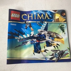 LEGO Legends of CHIMA Eris Eagle Interceptor 70003 Manual Instruction Book ONLY - Picture 1 of 2