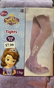 Sophia The First Tights Size Small 4-6 Purple Sophia The First Tights - Picture 1 of 2