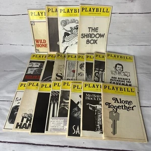 Konvolut 18 Vintage Broadway Spielzettel, 70er-90er Jahre mit Einsätzen Cyrano Oklahoma - Bild 1 von 6