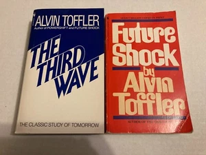 ALVIN TOFFLER PB LOT OF 2: THE THIRD WAVE & FUTURE SHOCK. - Picture 1 of 5