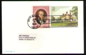US. UX406. 23c. Harriton House, Bryn Mawr, Pennsylvania. FDC Addressed. 2004 - Picture 1 of 1