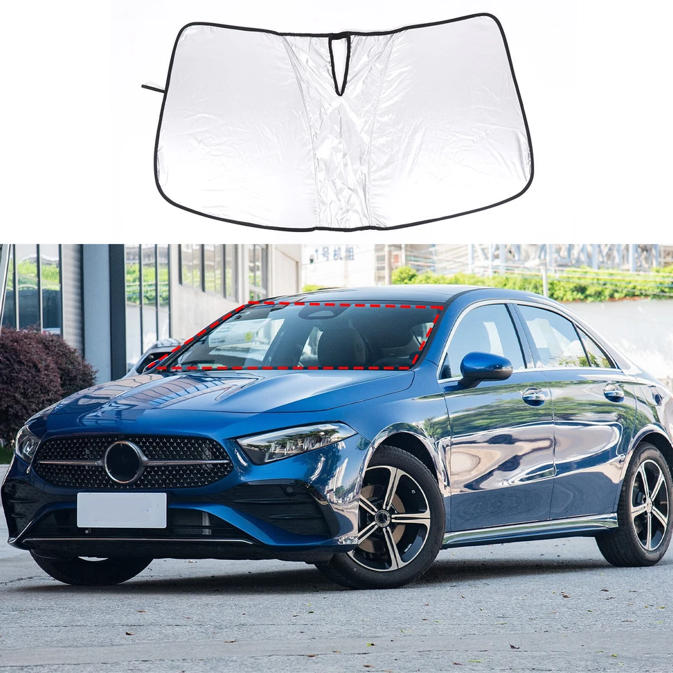 Parabrisas delantero parasol bloque UV para Mercedes-Benz clase A A200 2023 Foto 1 de 4