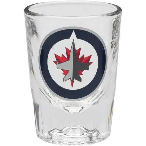 Winnipeg Jets 2oz. Fluted Collector Shot Glass Cover