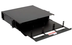 AFL FM002712-BE Xpress Fiber Management XFM 2RU Patch Panel XFM-2-U-B-0 - Picture 1 of 2