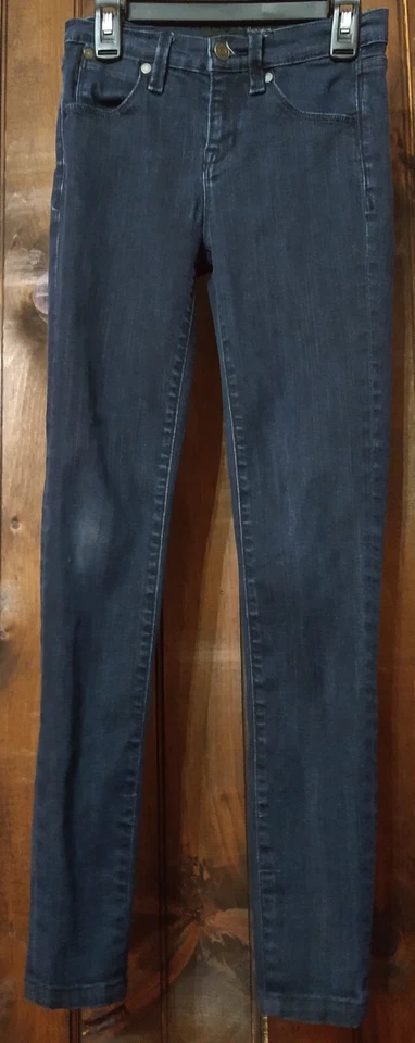 Girls Calvin Klein Regular Rise Skinny Dark Wash Jeans Size 12 - Image 1 of 1