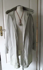 cape mantel A-linie hängerchen 42 L Trenchcoat beige creme große kapuze FABIANI - Bild 1 von 13