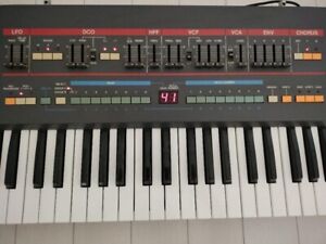 Roland Juno-106s keyboard Analog Synthesizer polysynth 61-Keys Black Tested
