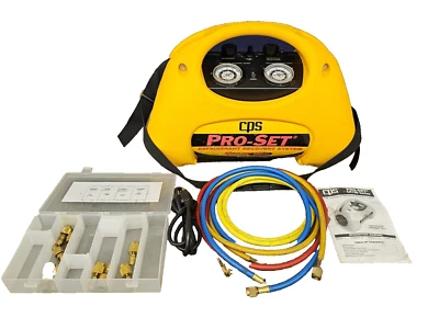 CPS Pro-Set Refrigerant Recovery System Cyclone 1Hp CR700 - Image 1 of 4