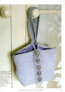 ~ Modello a maglia estraibile per bella borsa da sera in stile vintage ~ - Foto 1 di 1