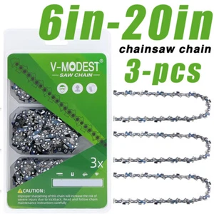 Hoja de cadena de motosierra de 6"8"10"12" 14" 16" 18" 20 pulgadas 325,050" 043" 0,063" 3/8LP - Imagen 1 de 43