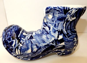 PORCELAIN SHOE Boot OLD FOLEY James Kent STAFFORDSHIRE ENGLAND Vintage Figurine - Picture 1 of 14