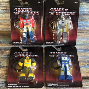 Transformers Figures Bag Clip 3” Figure Keychain Hasbro Optimus Megatron Choose - Picture 1 of 13