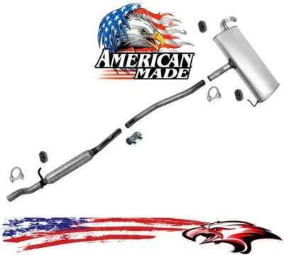 Sistema de escape silenciador y tubos para Jeep Compass 2007-2011 tracción total Foto 1 de 4