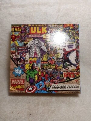 Marvel Spiderman 1000 Piezas Collage Puzzle 18"×24" (56885) Nuevo SELLADO Foto 1 de 4