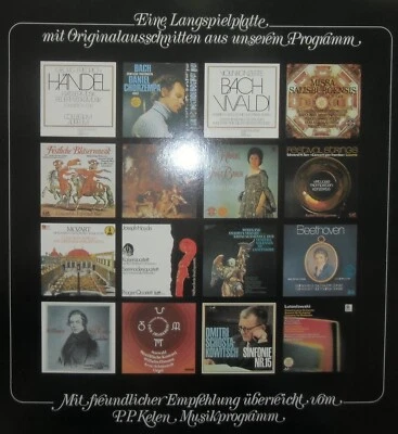 LP= Originalausschnitte aus dem P.P. Kelen Musikprogramm / Werbeplatte - Bild 1 von 2