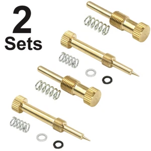 2x Air Fuel Mixture Screw Idle Speed,Adjustment Screw/For Mikuni VM22 Carburetor - Picture 1 of 8