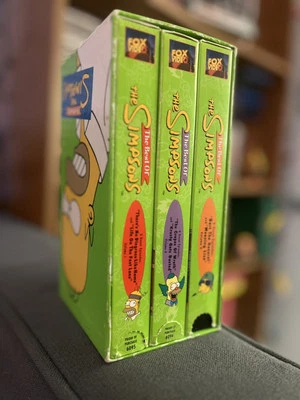 The Best of The Simpsons  Vol. 1-3 (VHS Box Set 1999) 90s Video Cartoon Fox - Image 1 of 4