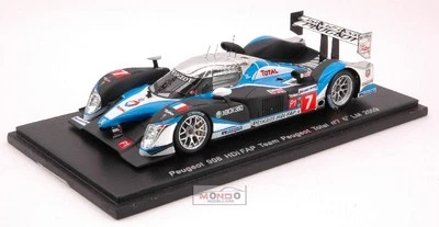 1:43 Spark PEUGEOT 908 #7 6th LE MANS 2009 SP1288 Modellino - Immagine 1 di 2