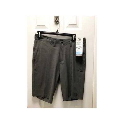 Billabong NWT Mens Gray Shorts Size 30 Submersibles Chino Stretch - Land/Water - Image 1 of 4