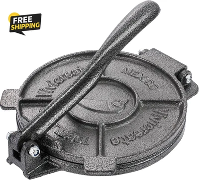 Cast Iron Tortilla Press Dough Flour Tortilla Rotis Quesadilla Maker Prensa Para