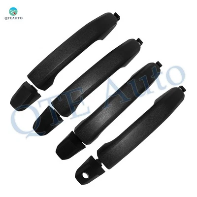 Juego de 4 manijas de puerta exterior delanteras-traseras para Chevrolet Silverado 1500 2014-2018 Foto 1 de 2