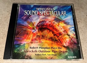 Robert Plimpton - Spreckels Sound Spectacular CD Outdoor Pipe Organ San Diego - Imagen 1 de 4