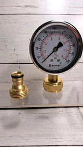 Wassermanometer Set, Glycerin gefüllt Test mit bleifreiem Messingschlauch... - Bild 1 von 12