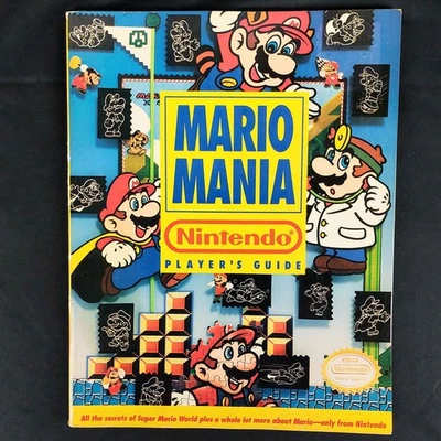 Mario Mania Official Nintendo Player's Strategy Guide w/ Fold Out Map Pages - Image 1 of 4