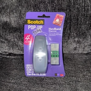 Scotch Pop-Up Tape Handband Dispenser w/ 4 Refills 300 Strips Discontinued New - Picture 1 of 5