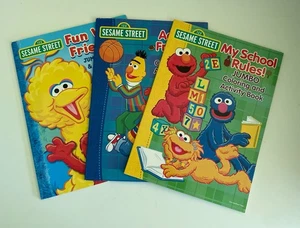 Sesame Street Jumbo Coloring & Activity Book Lot Of 3 - Bild 1 von 6