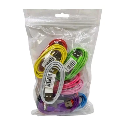 10-Pack 3ft. USB Data Charger Cables Cords For iPhone 5 S 6 7 8 X Plus - Image 1 of 3
