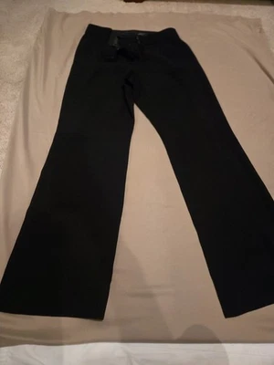 Pantalones Anne Klein elegantes negros de pierna ancha Foto 1 de 4