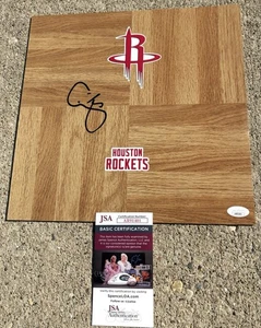 CUTTINO MOBLEY SIGNED 12X12 Floor Tile JSA COA HOUSTON ROCKETS - Picture 1 of 2
