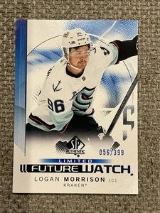 Logan Morrison 2024-25 UD SP Authentic Future Watch Limited Blue /399 RC š„š„ - Picture 1 of 2