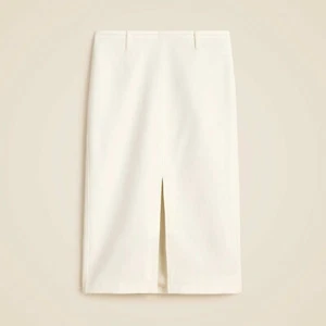 J.Crew Petite pencil midi skirt in four-season stretch 4P NWT Ivory - Picture 1 of 6